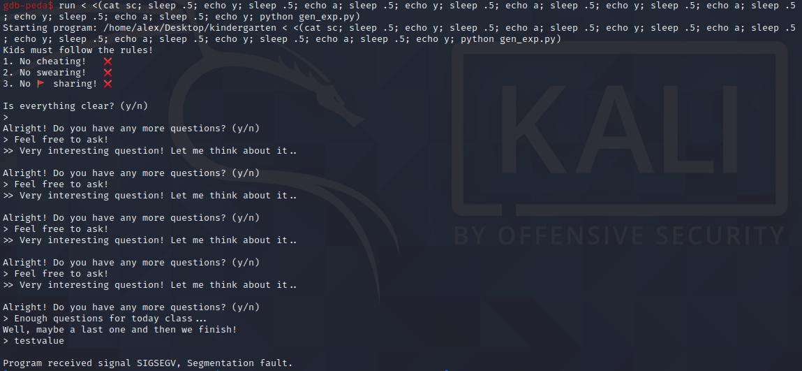 Testing locally